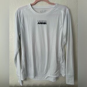 White under armour long sleeve tshirt